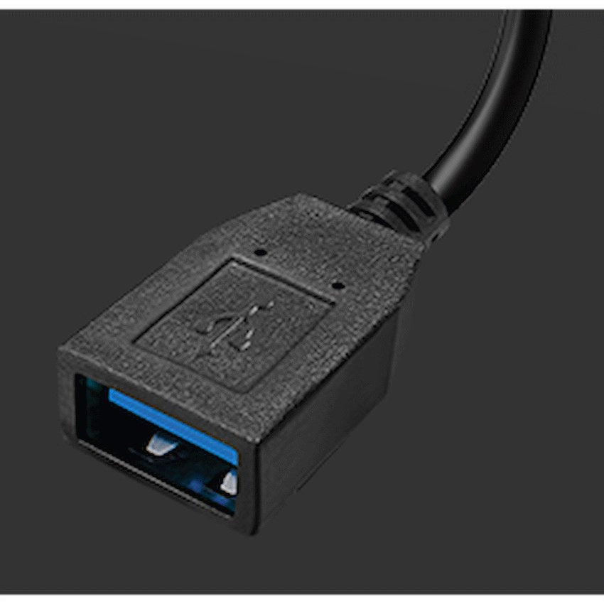 Volkano Adapt C Series Type-C to USB 3.0 Adapter (VK-20169-BK) - View 4 - Office R Us