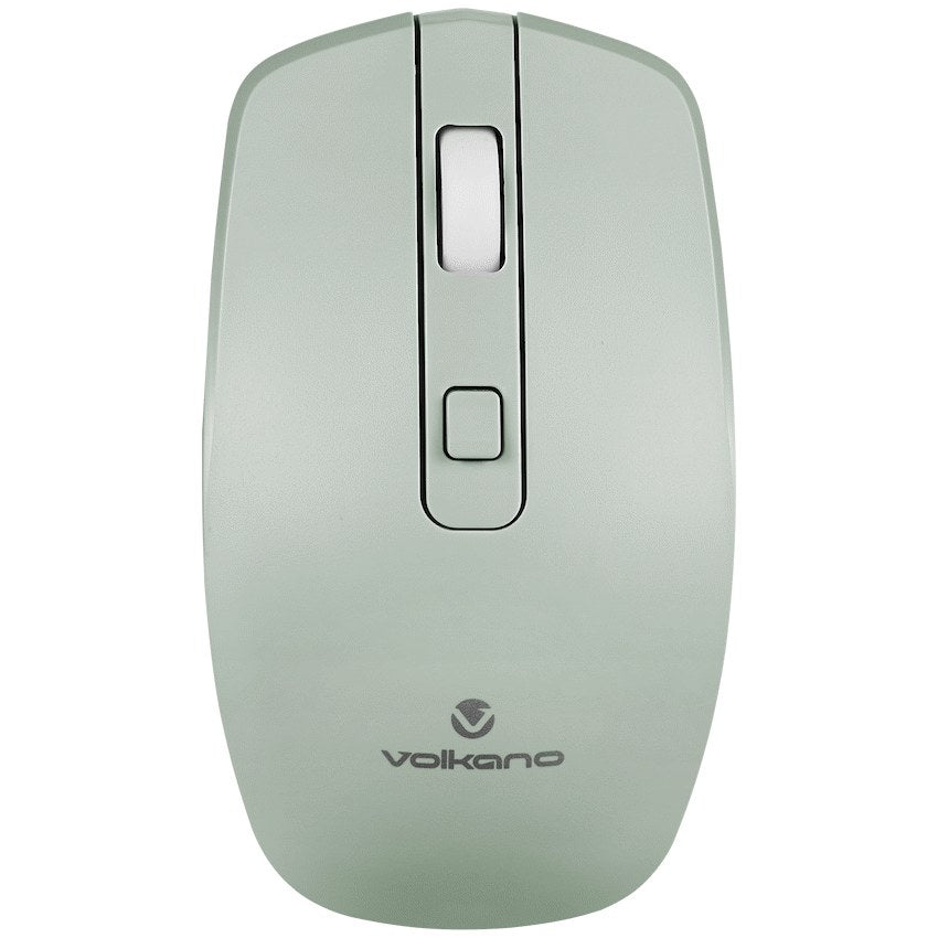 Volkano Granite Series Rechargeable Wireless Mouse - Green - Front - Office R Us
