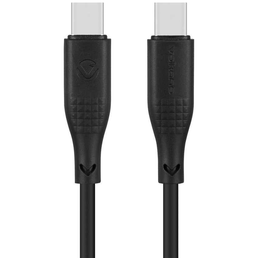 Volkano Nova Series 100W USB-C to USB-C TPE Cable (1.2 m, Black, VK-30086-BK) - View 1 - Office R Us