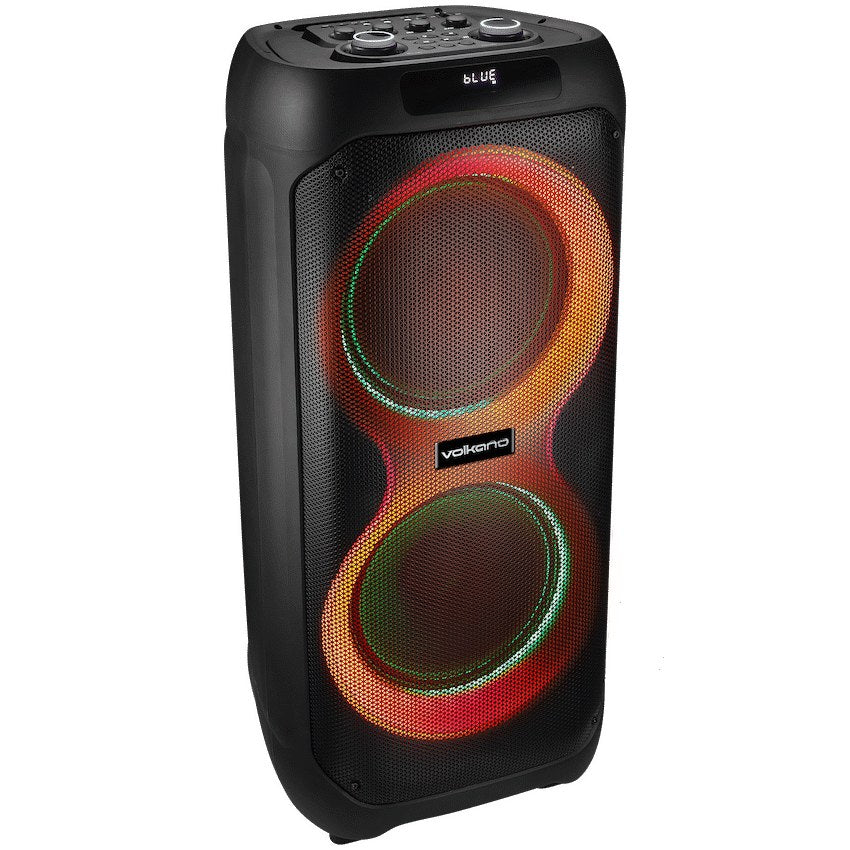 Volkano Ultra Dual 12" Party Speaker (VK-3904-D12-BK) - View 2 - Office R Us