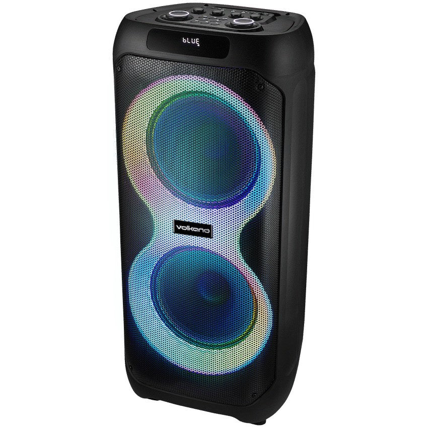 Volkano Ultra Dual 12" Party Speaker (VK-3904-D12-BK) - View 3 - Office R Us