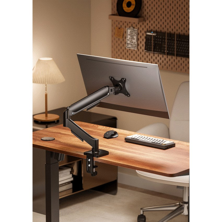 Volkano Steel Series Full Motion Single Monitor Desk Mount 17"-32" (VK-4038-BK) - View 4 - Office R Us