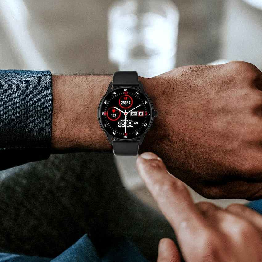 Volkano Soul Series Smartwatch (Black, VK-5085-BK) - View 5 - Office R Us