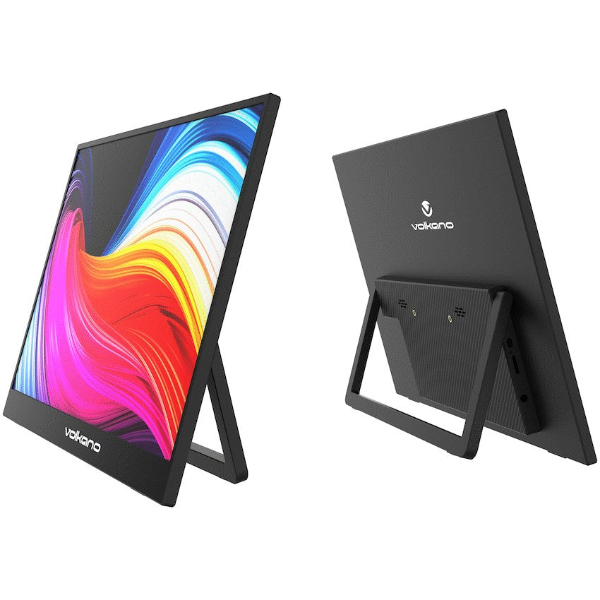 Volkano Voyage Series 15.6" Portable Monitor, USB-C Power (VK-5153-BK) - View 4 - Office R Us