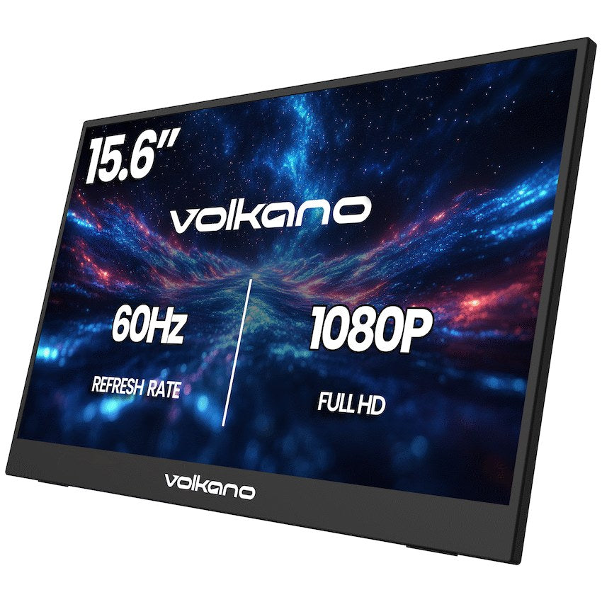Volkano Voyage Series 15.6" Portable Monitor, USB-C Power (VK-5153-BK) - View 5 - Office R Us