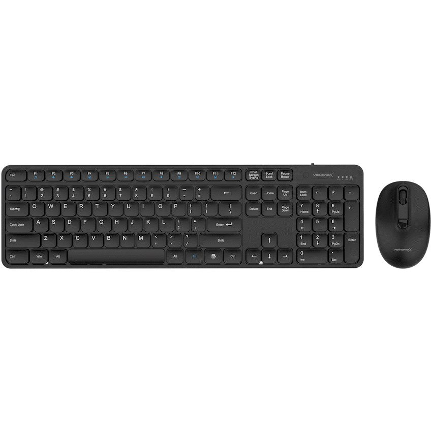 VolkanoX Garnet Bluetooth Wireless Keyboard and Mouse Combo (Black, VKX-20008-BK) - Office R Us Lagos