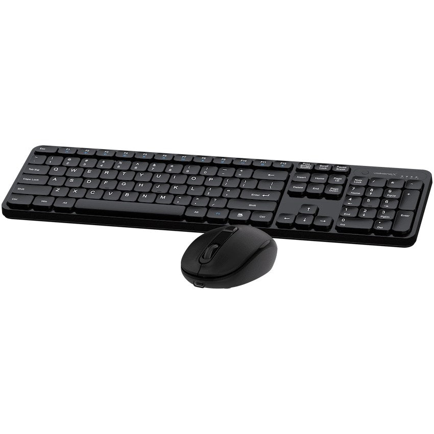 VolkanoX Garnet Bluetooth Wireless Keyboard and Mouse Combo (Black, VKX-20008-BK) - View 1 - Office R Us