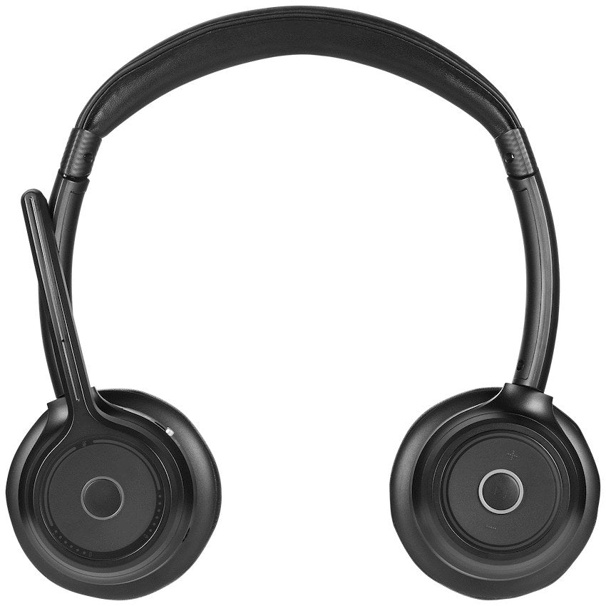 VolkanoX Chat Series Mk4 Wireless Headset with Mute (Black, VKX-222-BK) - View 4 - Office R Us