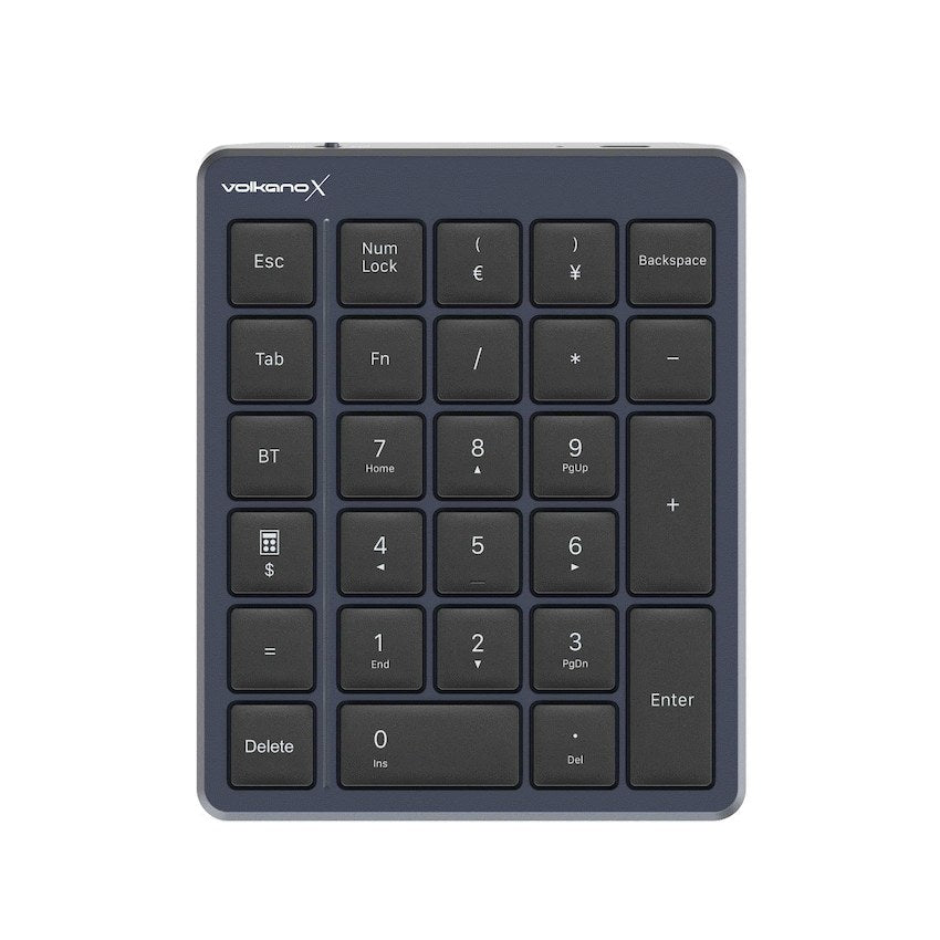 VolkanoX Numeric Series Keypad with Scissor Keys (Black, VKX-223-BK) - View 4 - Office R Us