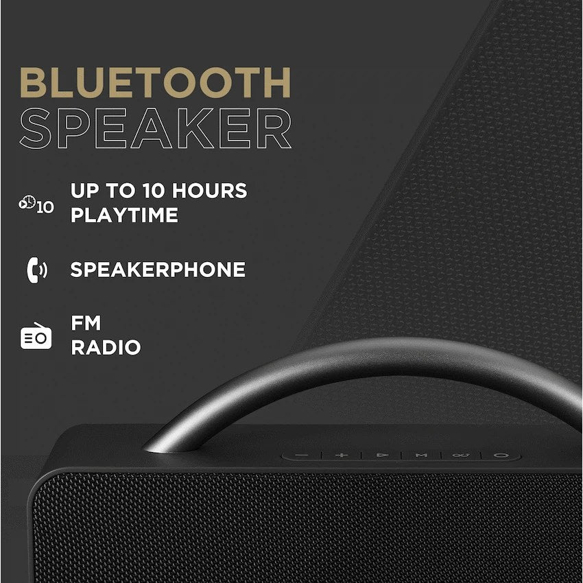 VolkanoX VXS200 Portable Bluetooth Speaker (VKX-3003-BK) - View 4 - Office R Us