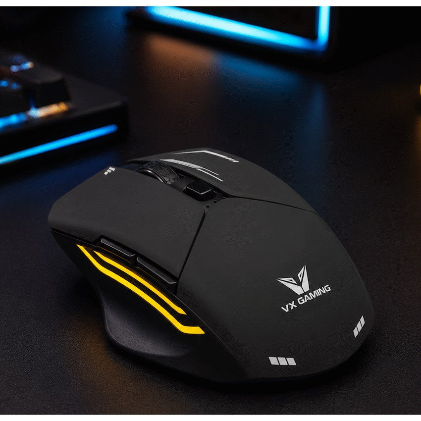 VX Gaming Kratos Series Wireless Rechargeable RGB Gaming Mouse (VX-207-BK) - View 7 - Office R Us