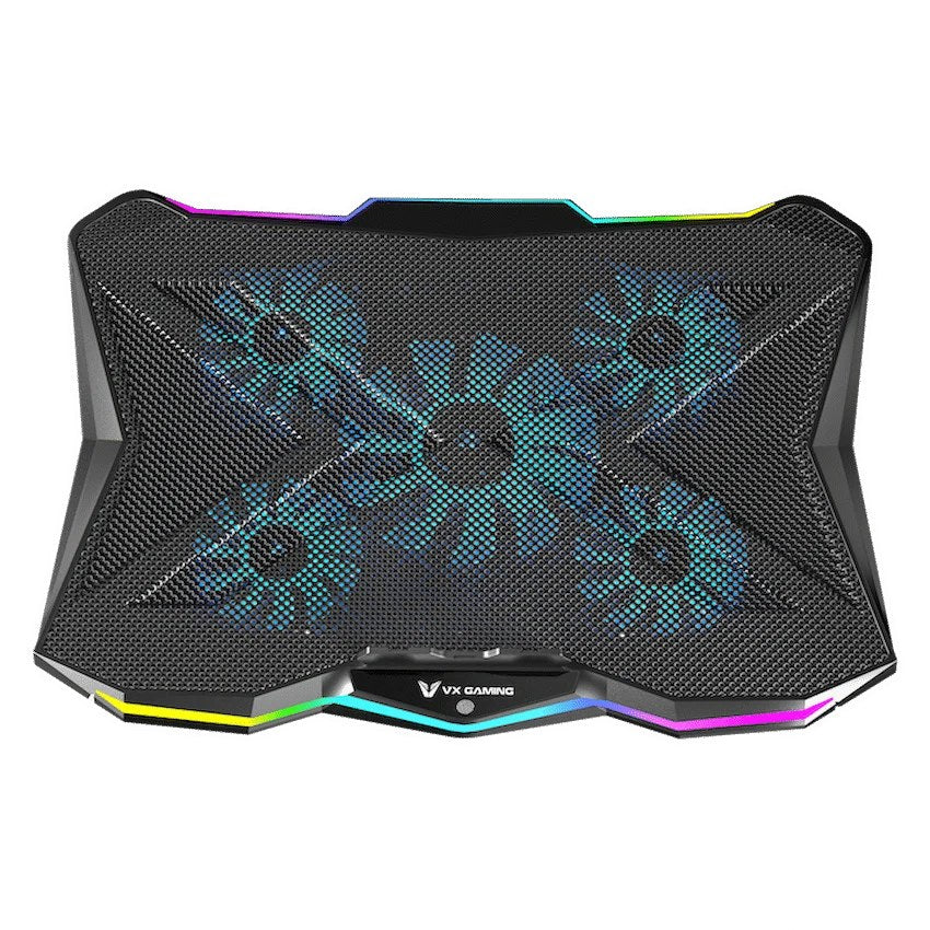 VX Gaming Boreas Series 5-Fan 17" Notebook Cooling Stand (VX-208-BK) - View 2 - Office R Us