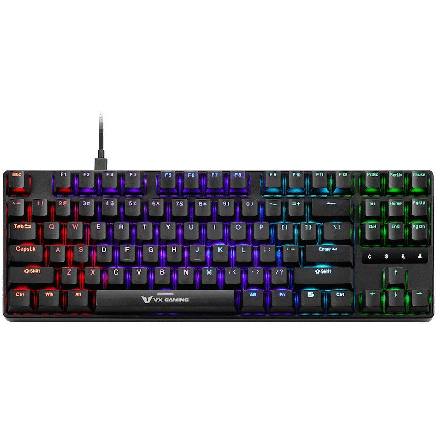 VX Gaming Hermes Series Mechanical Gaming Keyboard (VX-211-BK) - View 7 - Office R Us
