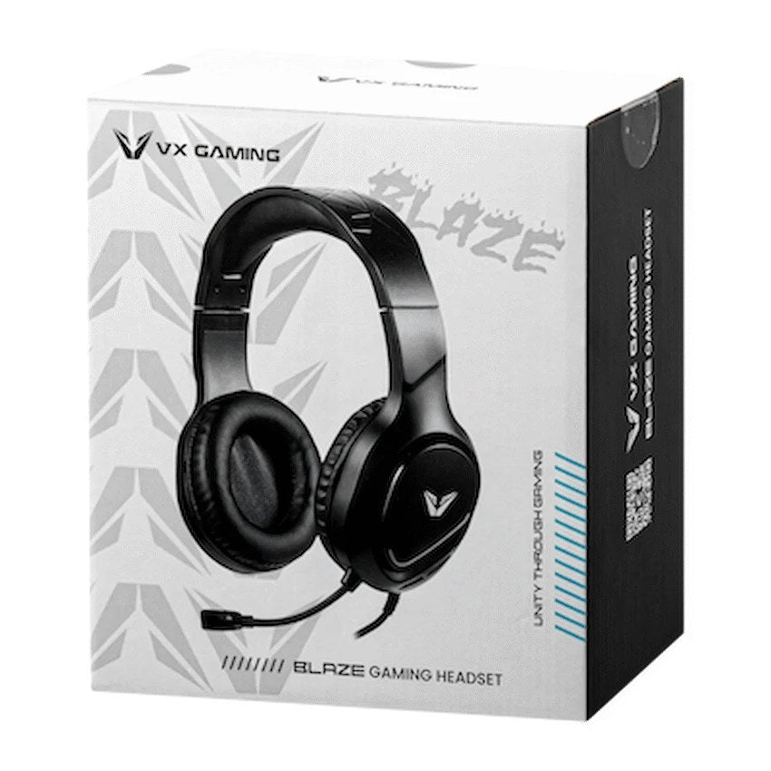 VX Gaming Blaze Series Gaming Headset (Black, VX-241-BK) - View 3 - Office R Us