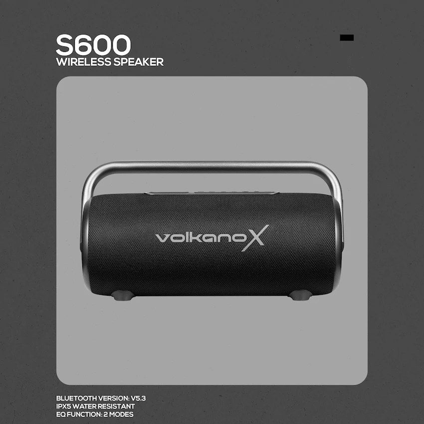 VolkanoX S600 Wireless Speaker (VXS-600-BK) - View 5 - Office R Us