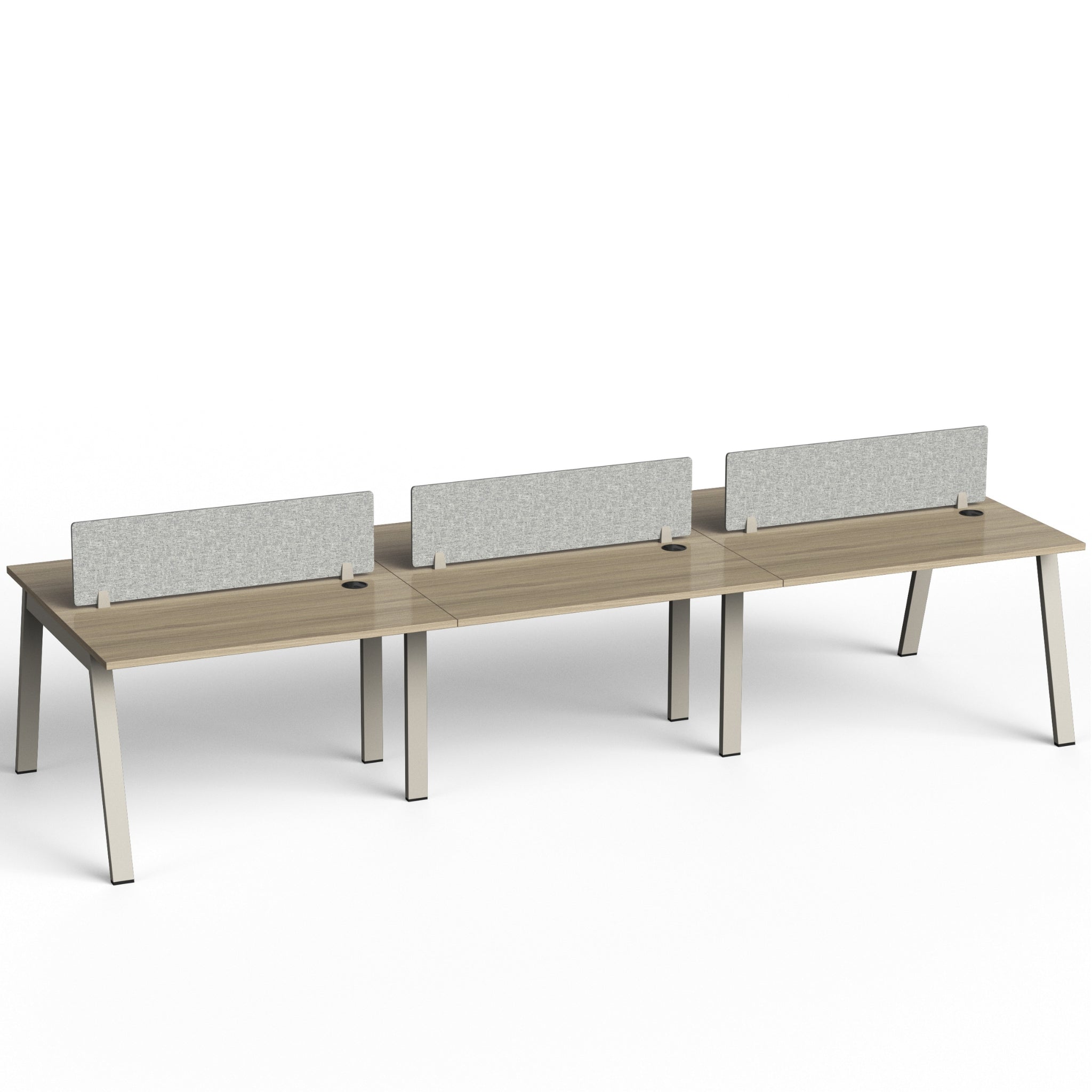 WS-A1206 - Six Persons Workstation Without Screen