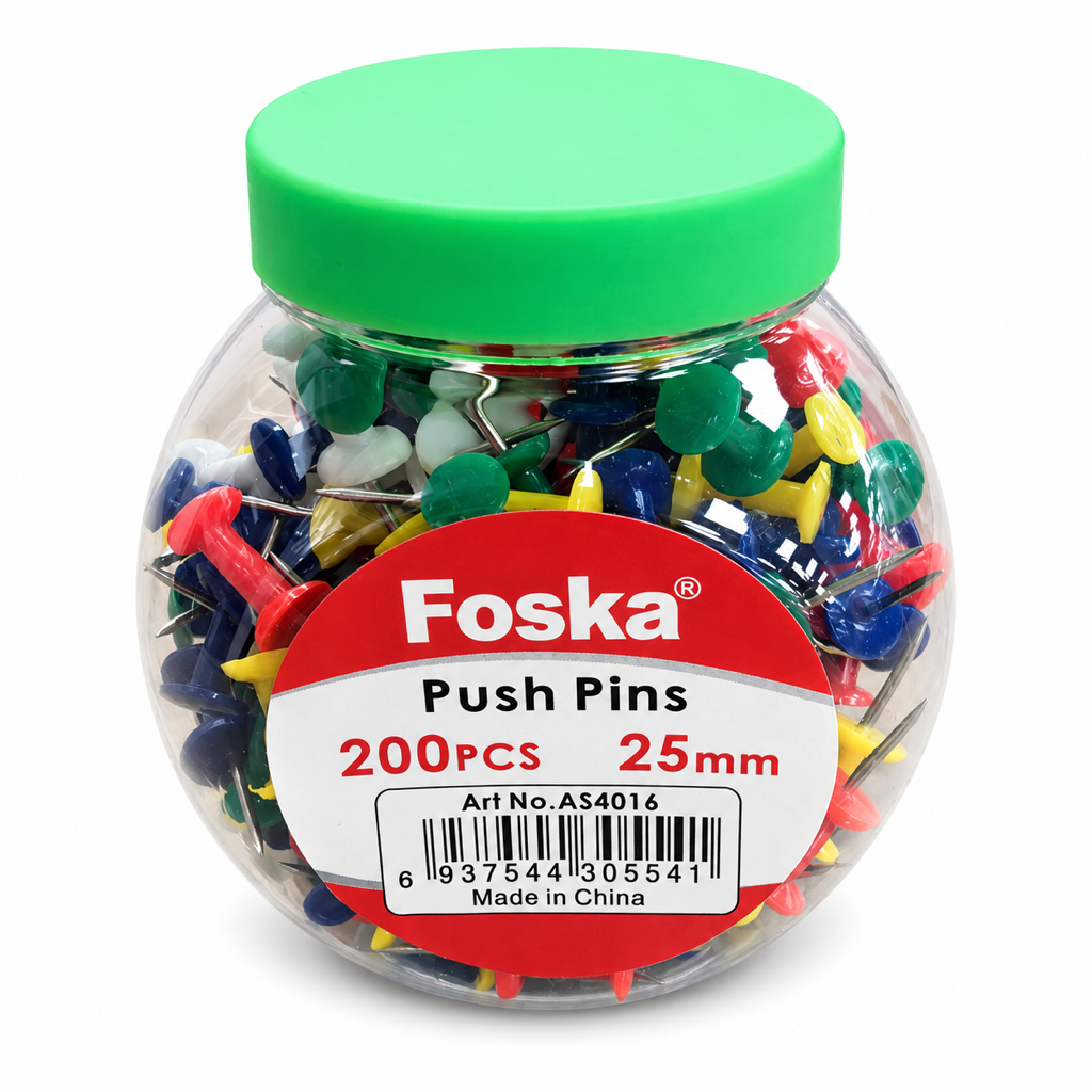 Foska Push Pins AS4016 – jar angled