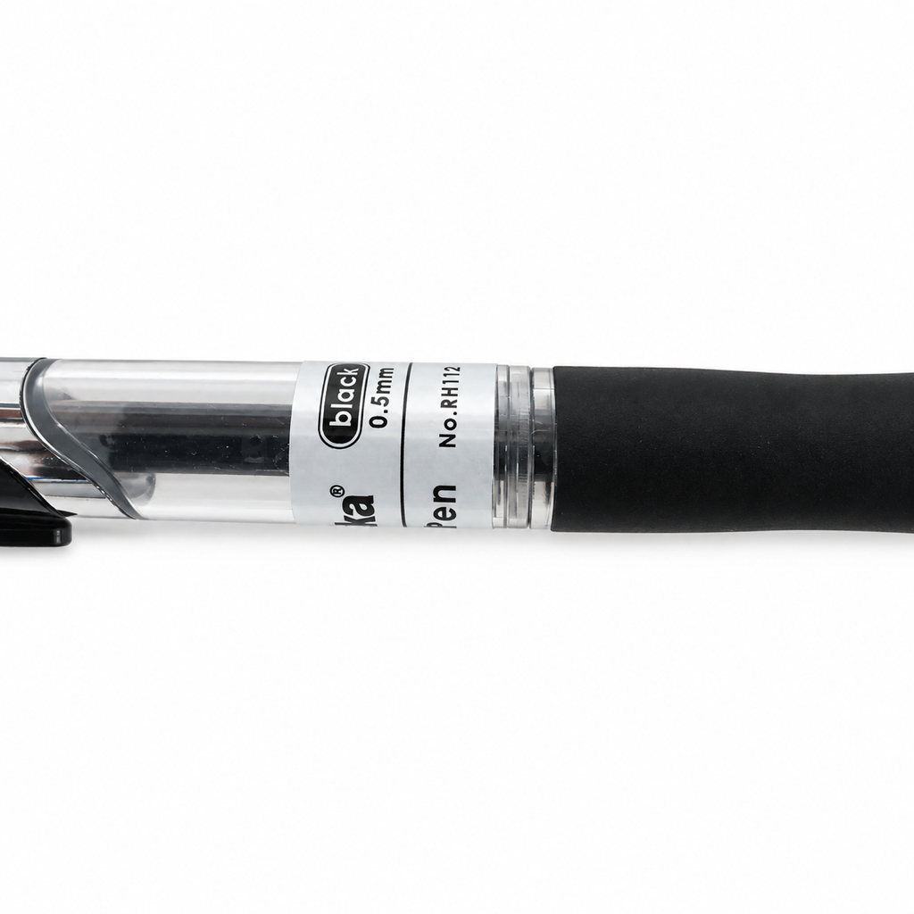 RH1124 black – label and grip close-up
