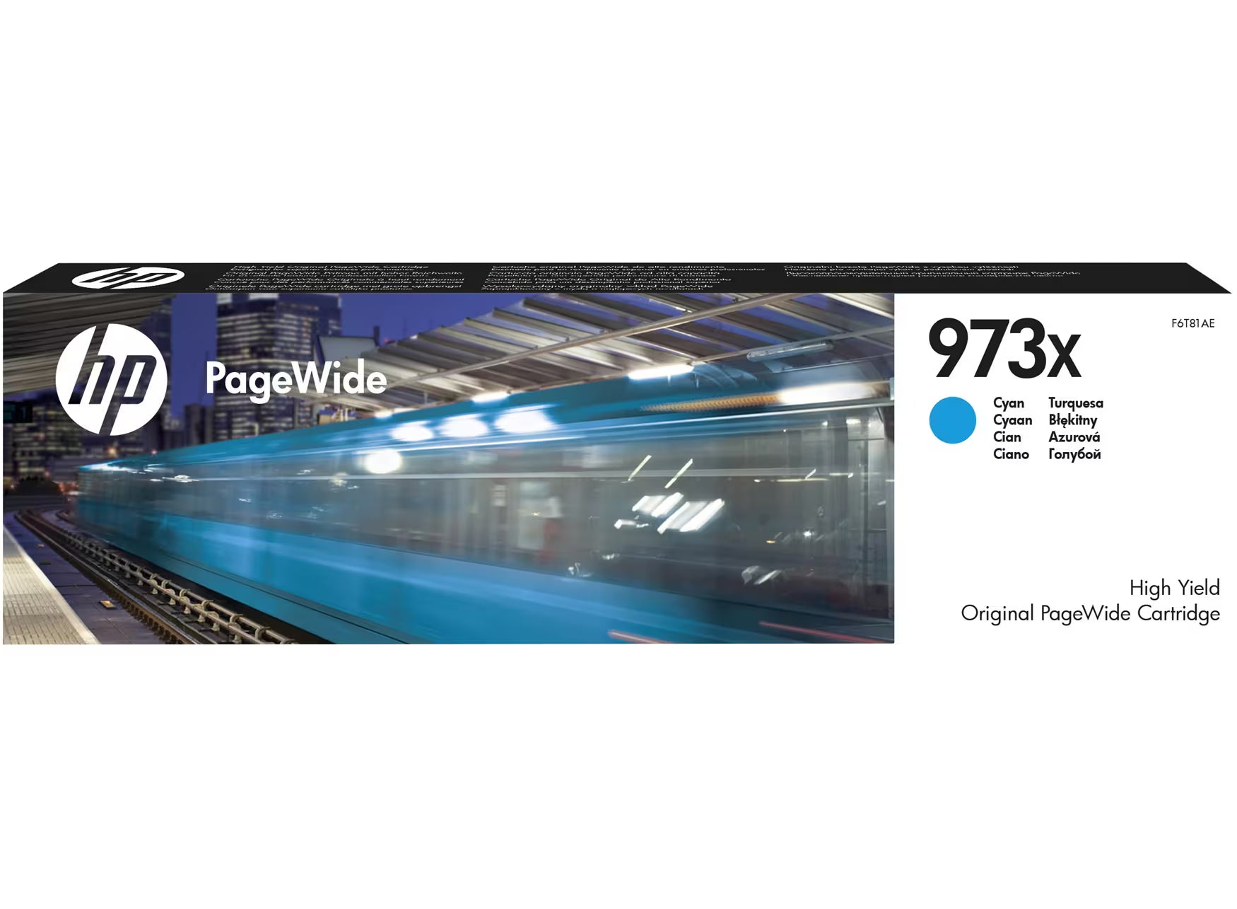 HP 973X Cyan PageWide Toner