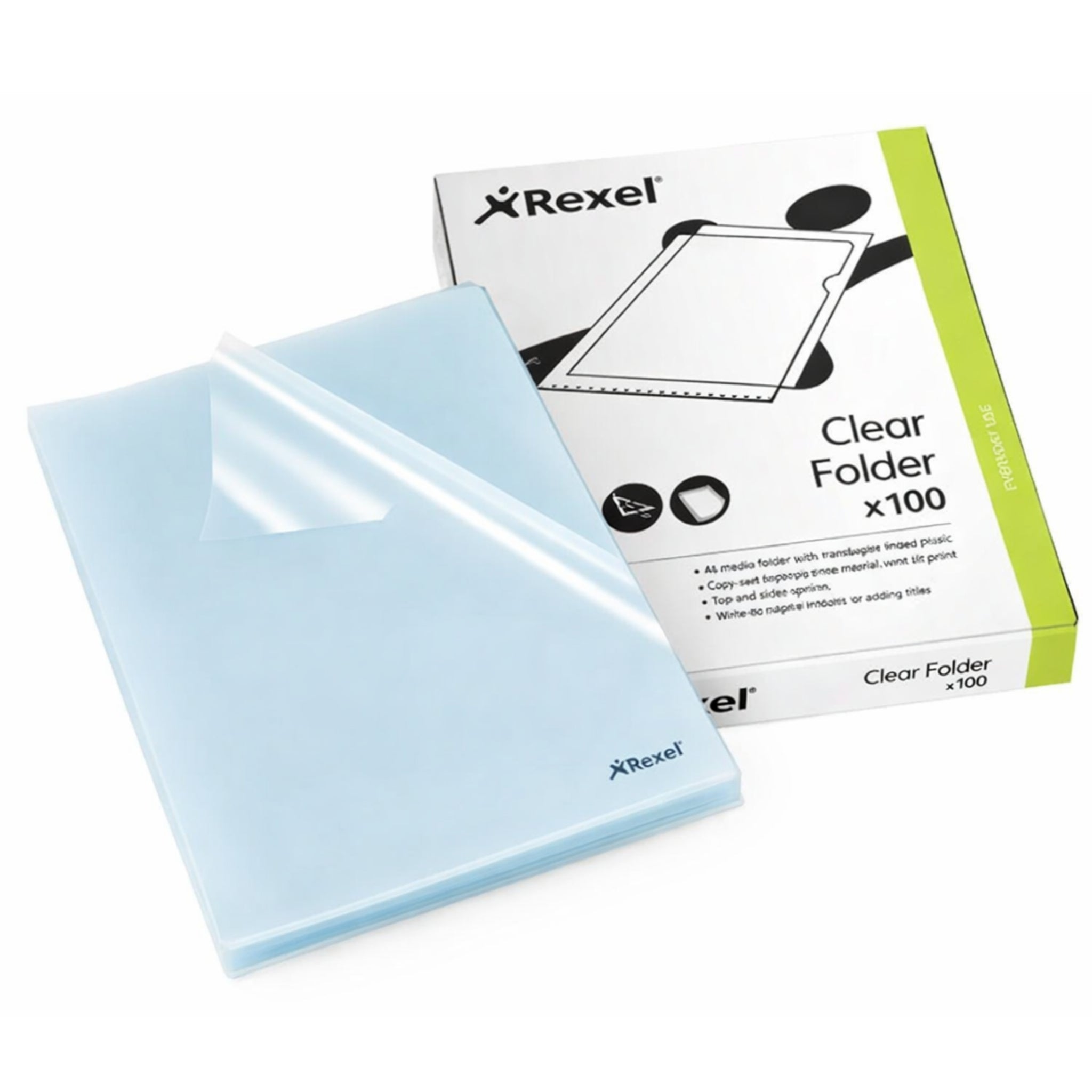 Rexel Cut Flush Folder CKF A4 – Clear