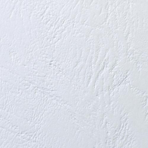 GBC LeatherGrain™ Binding Covers A4 250 gsm White (Pack 100)