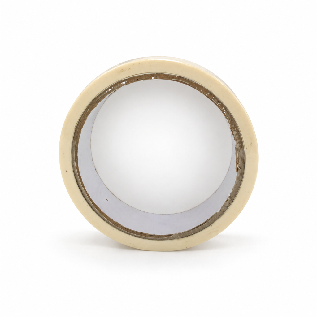 Foska masking tape roll – end view with cardboard core