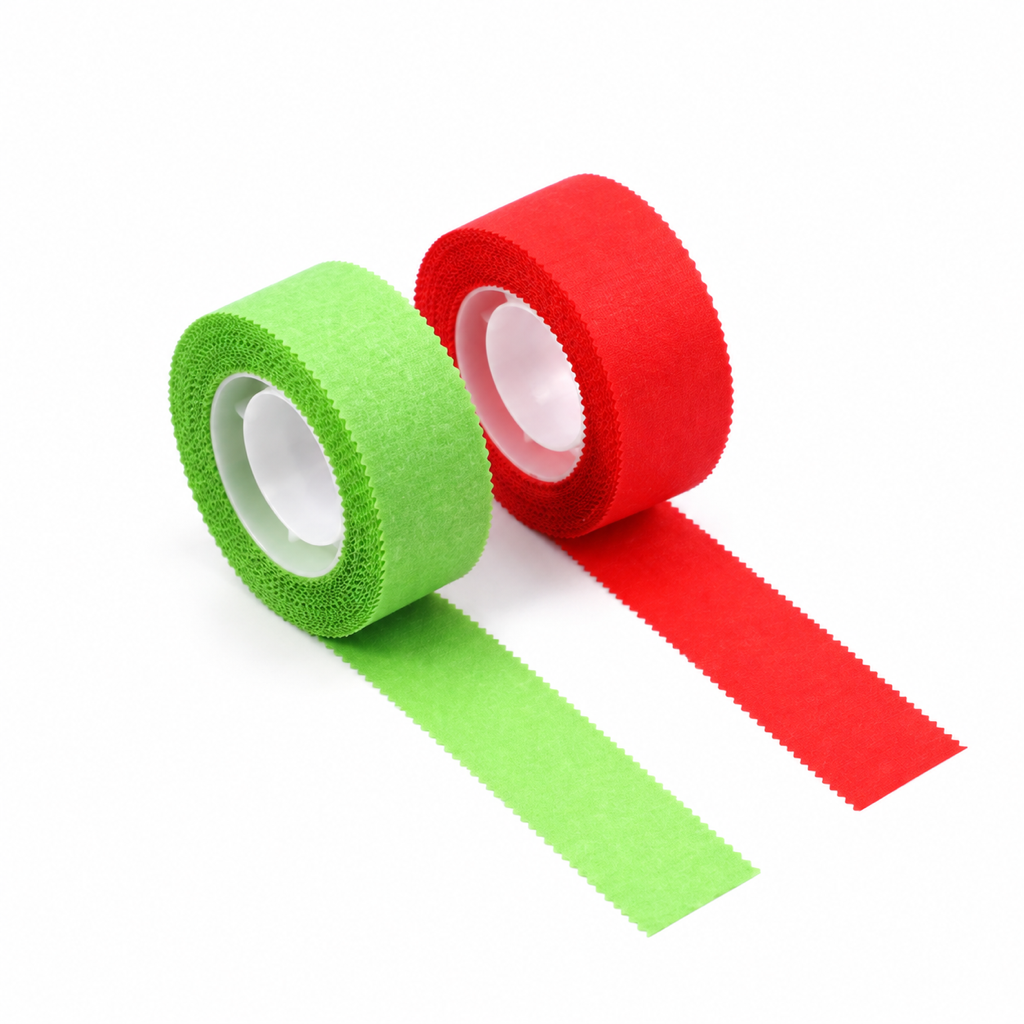 Foska rainbow washi masking tape 18mm x 10m – red and green rolls