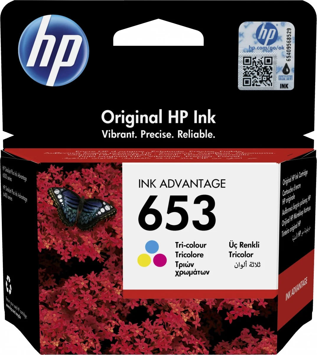 HP 653 Color Ink Cartridge