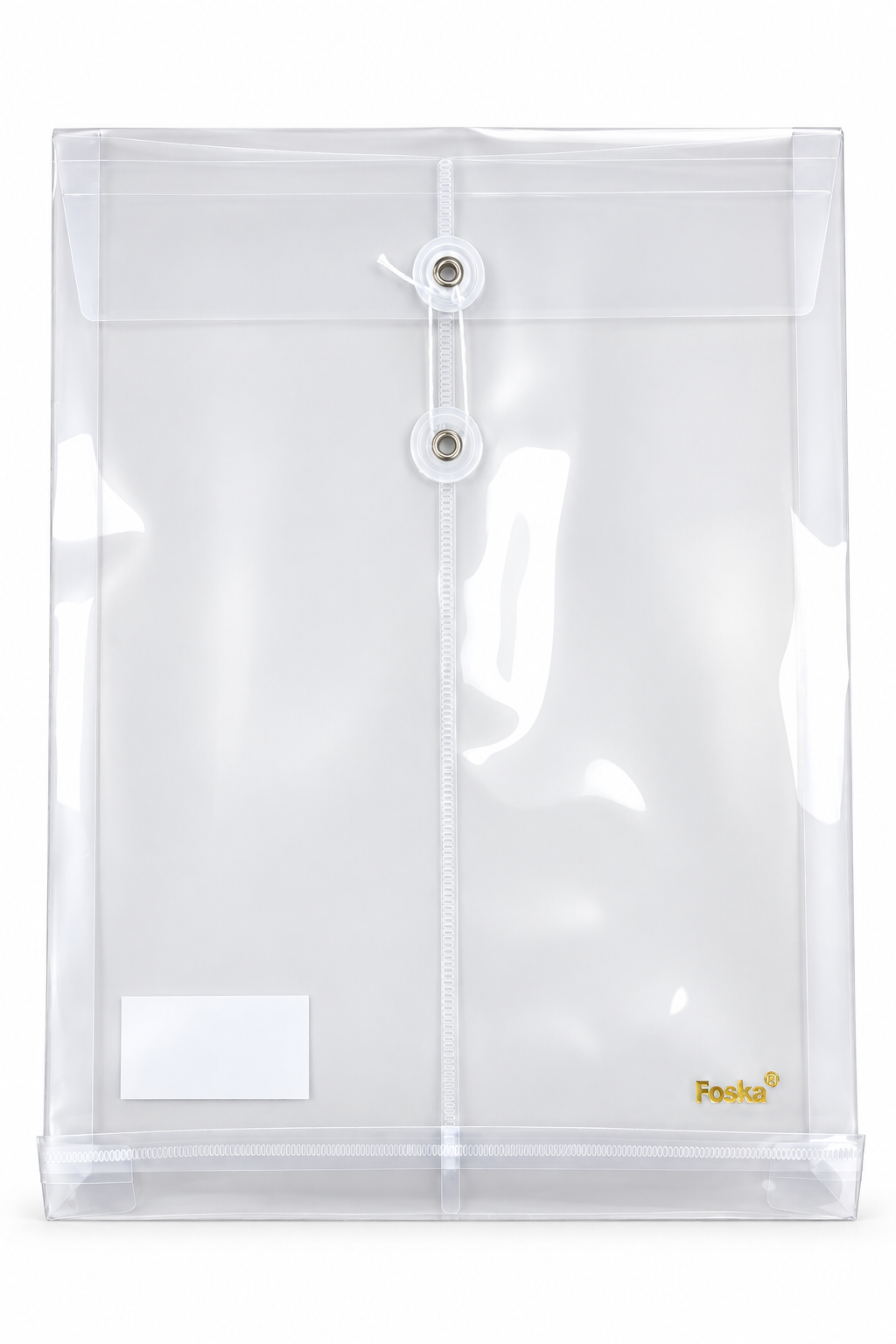 A4 hanging string file bag, clear