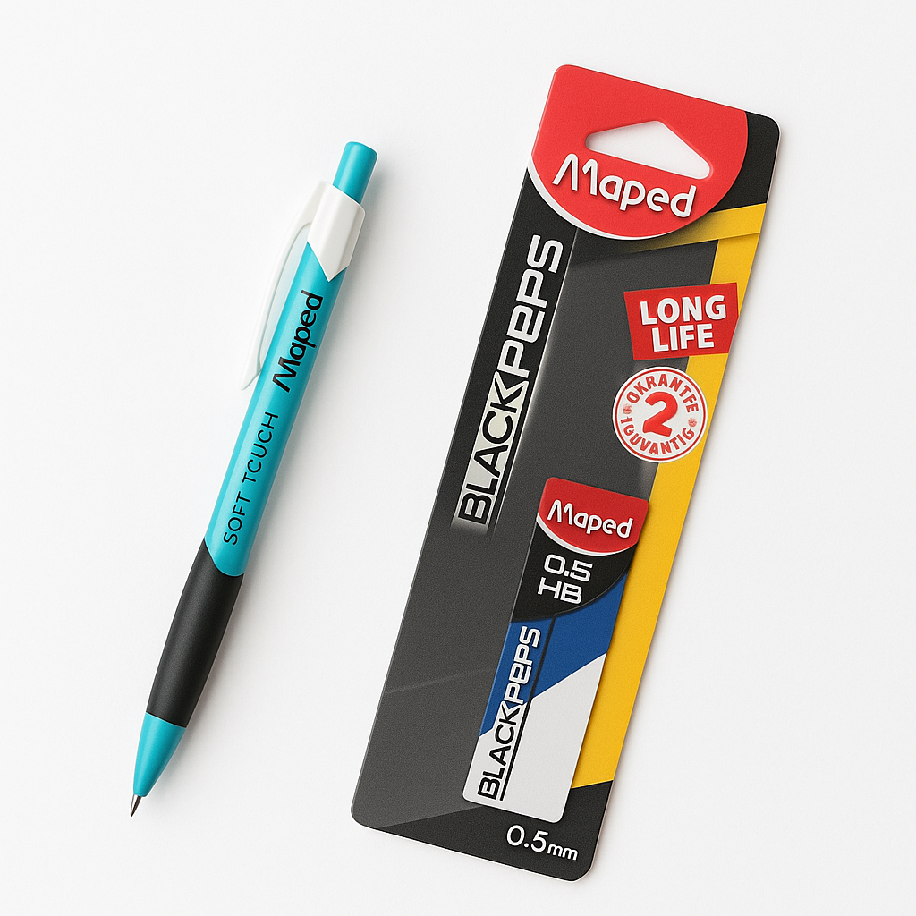 Maped Mechanical Pencil Long Life 0.5Mm + Lead Blister