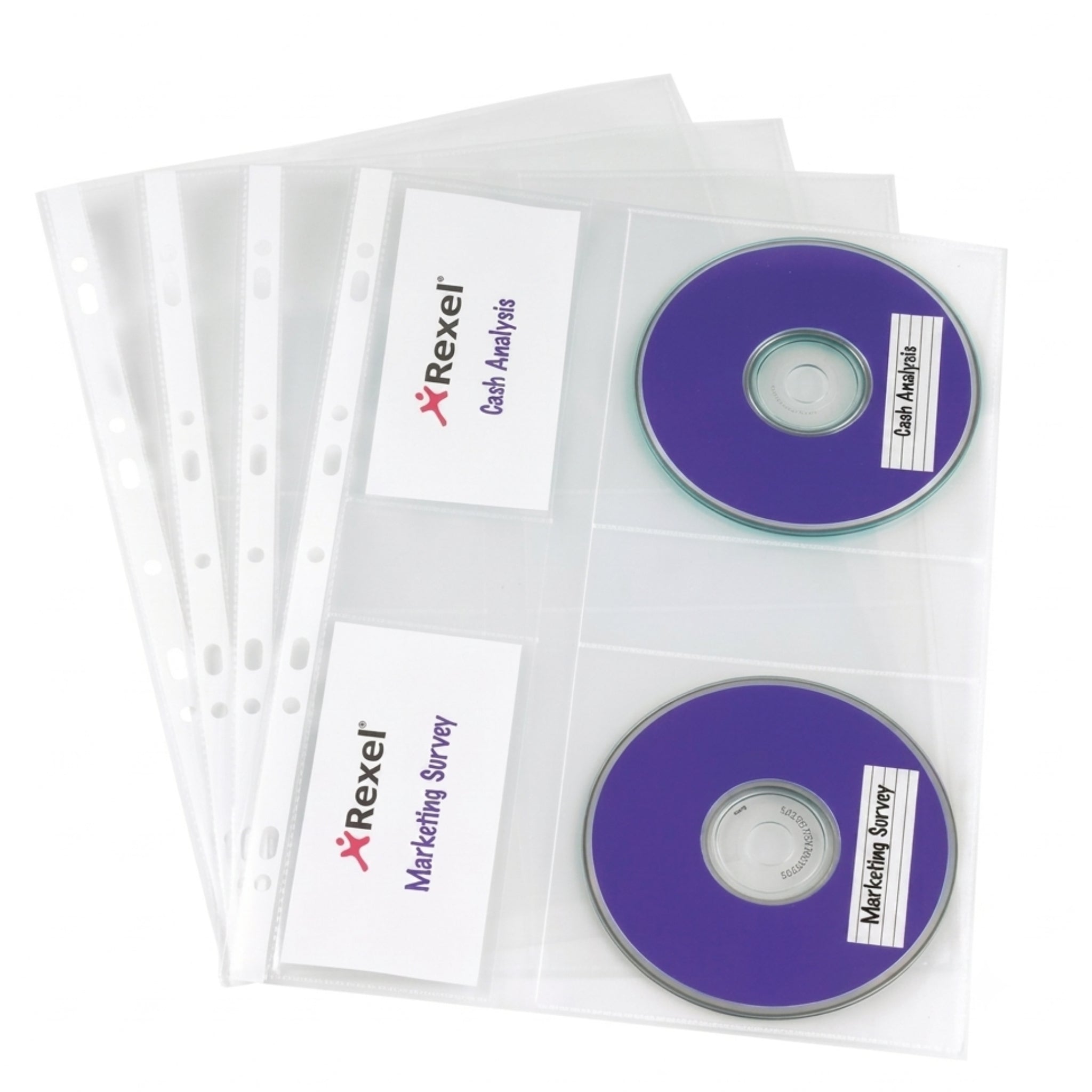 Rexel Nyrex CD Pocket (5) A4