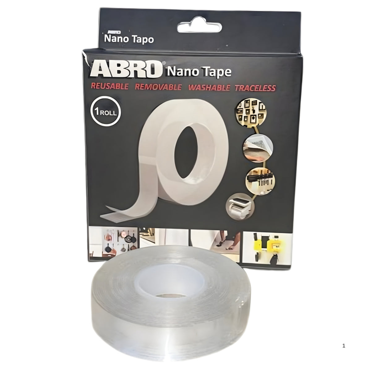 Abro Nano Tape - 5 Mtr - Transparent