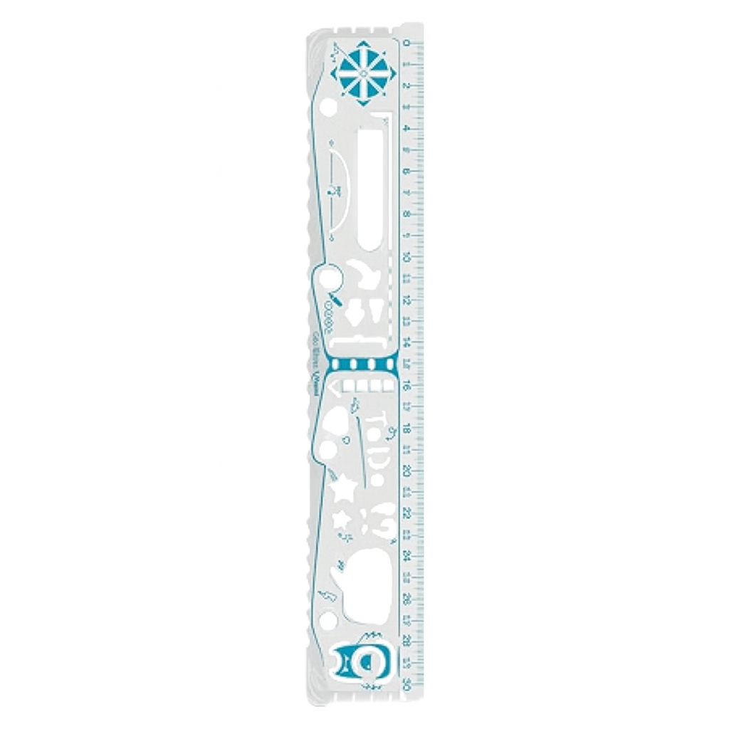 Maped Ruler Flat Geonotes 30Cm Bag