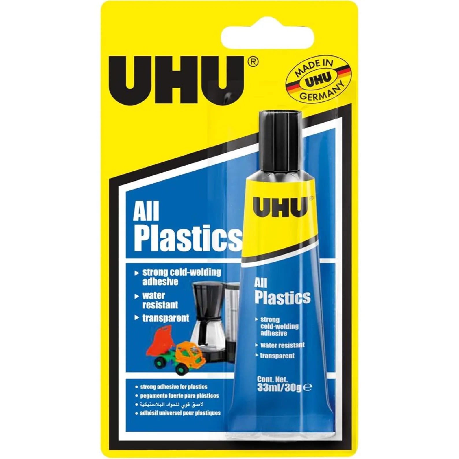 UHU All Plastic Special Glue 33ml