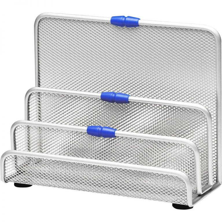 Rexel Swivel & Stack 3 Section Vertical Sorter – Silver