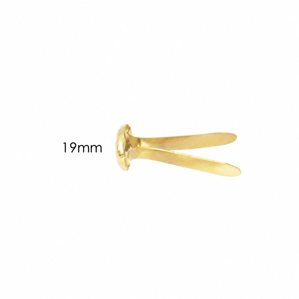 Foska brass paper fastener brad 19 mm