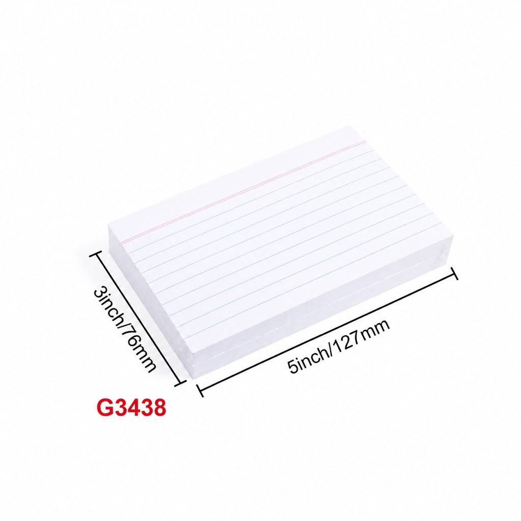 Foska ruled index cards G3438, 5 x 3 in