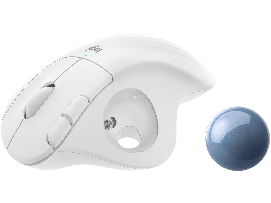Logitech ERGO M575 Wireless Trackball Mouse – Off White