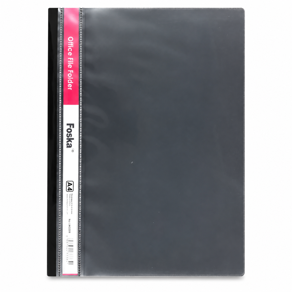 Foska A4 PP office file folder LW320B – black