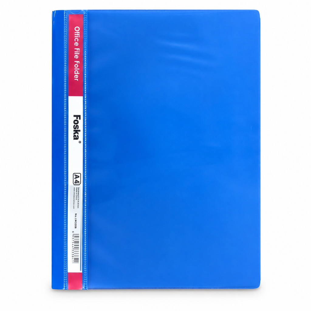 Foska A4 PP office file folder LW320B – blue