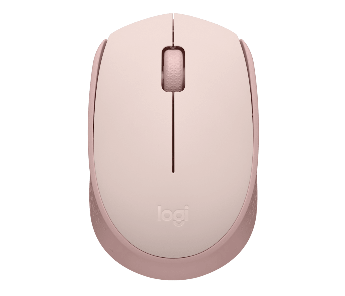 Logitech M171 Wireless Mouse - Rose - Top View - Office R Us