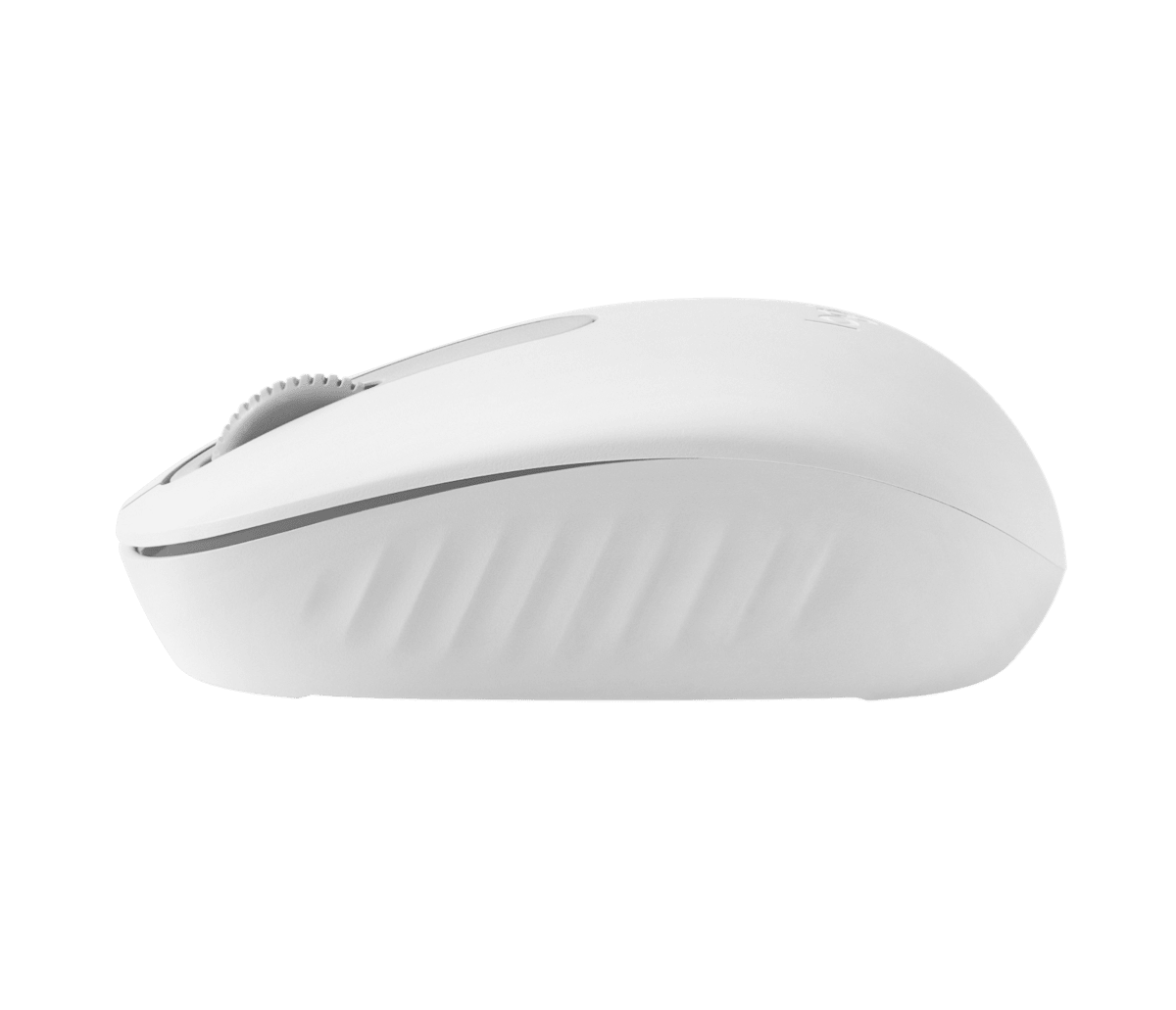 M196 Bluetooth Mouse - Offwhite - Profile View - Office R Us