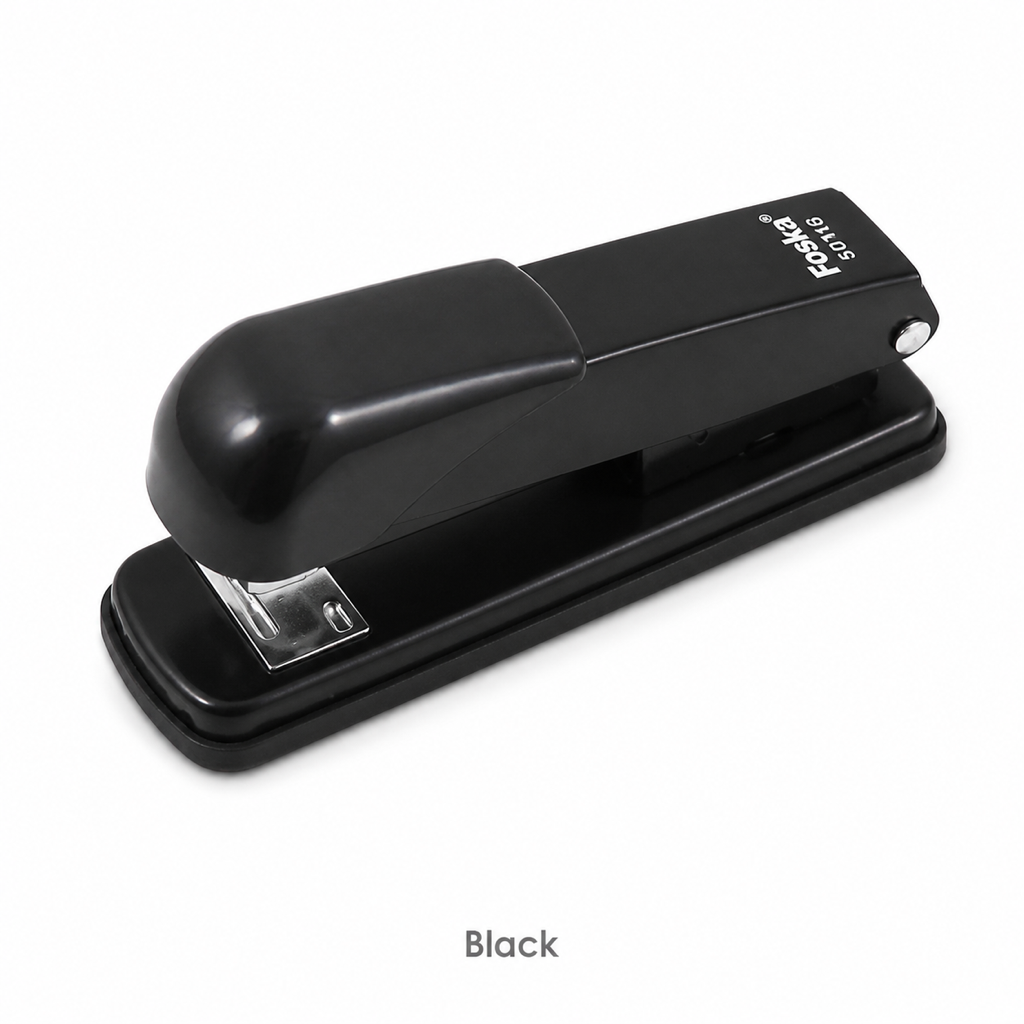 Metal Office Stapler – 24/6 and 26/6 — Black