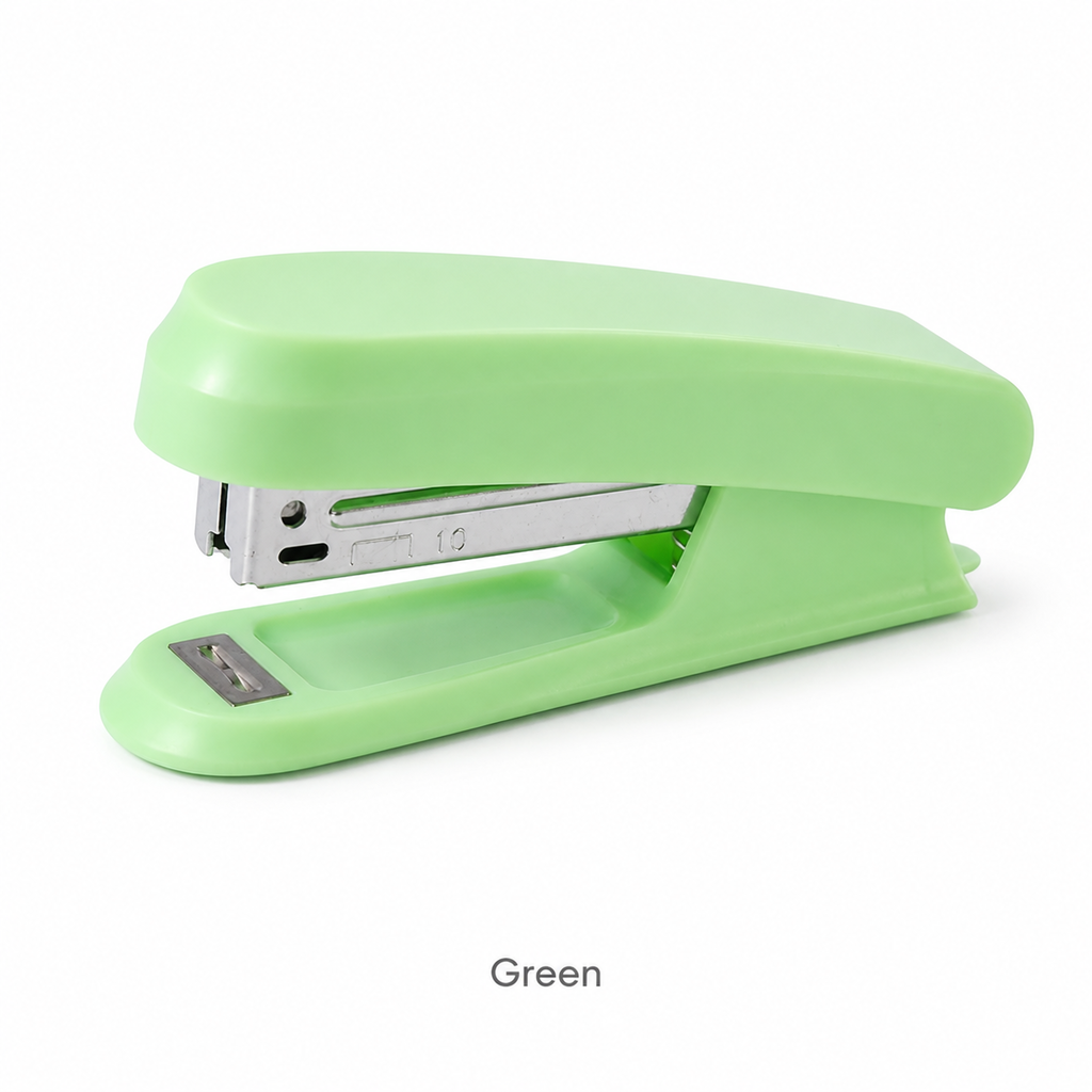 No.10 Plastic Stapler – 12 Sheet Capacity — Green
