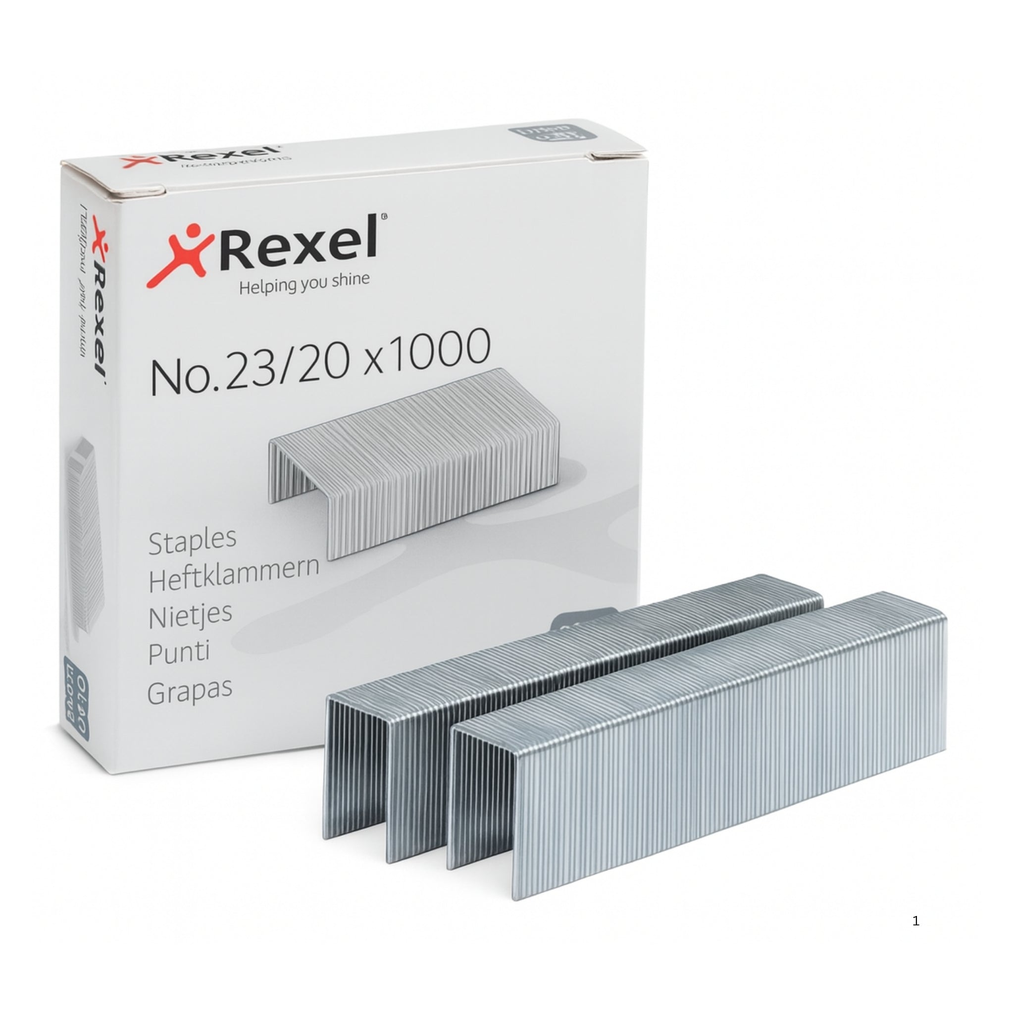 Rexel Heavy Duty Staples No.23, 20mm – 1000