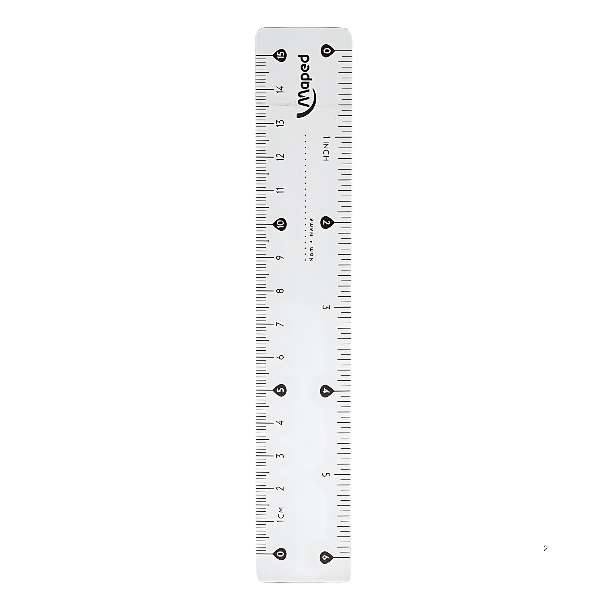 Maped Flat Ruler 15Cm Pulse Bag