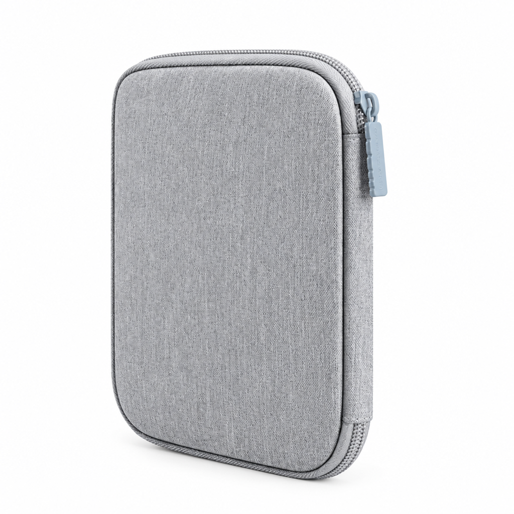 Foska polyester electronics organizer travel case, grey – SB3011