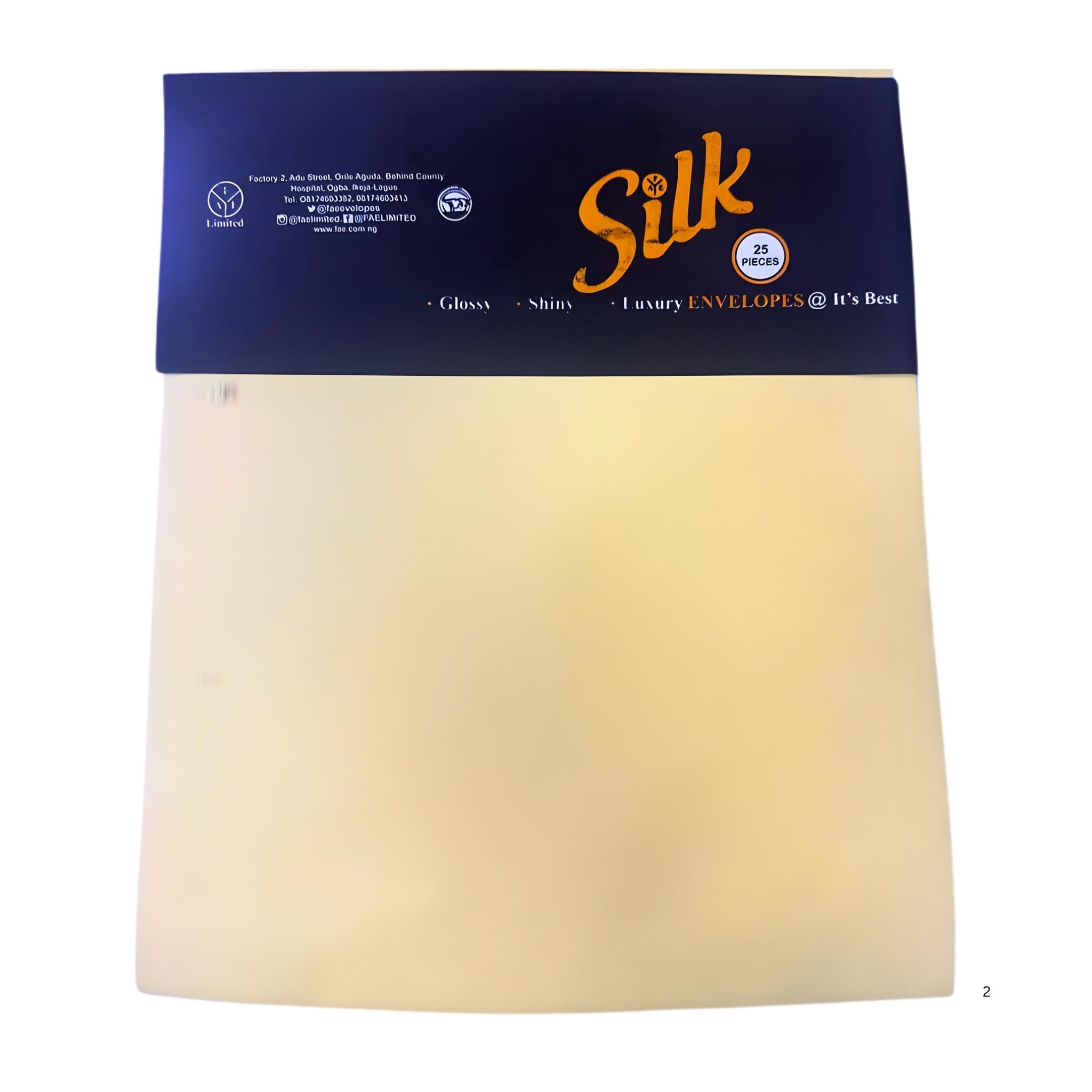 Silk Glossy Shiny Luxury Envelopes - 12 X 10