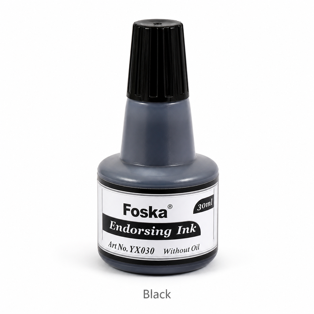 Stamp Pad Endorsing Ink 30 ml — Black