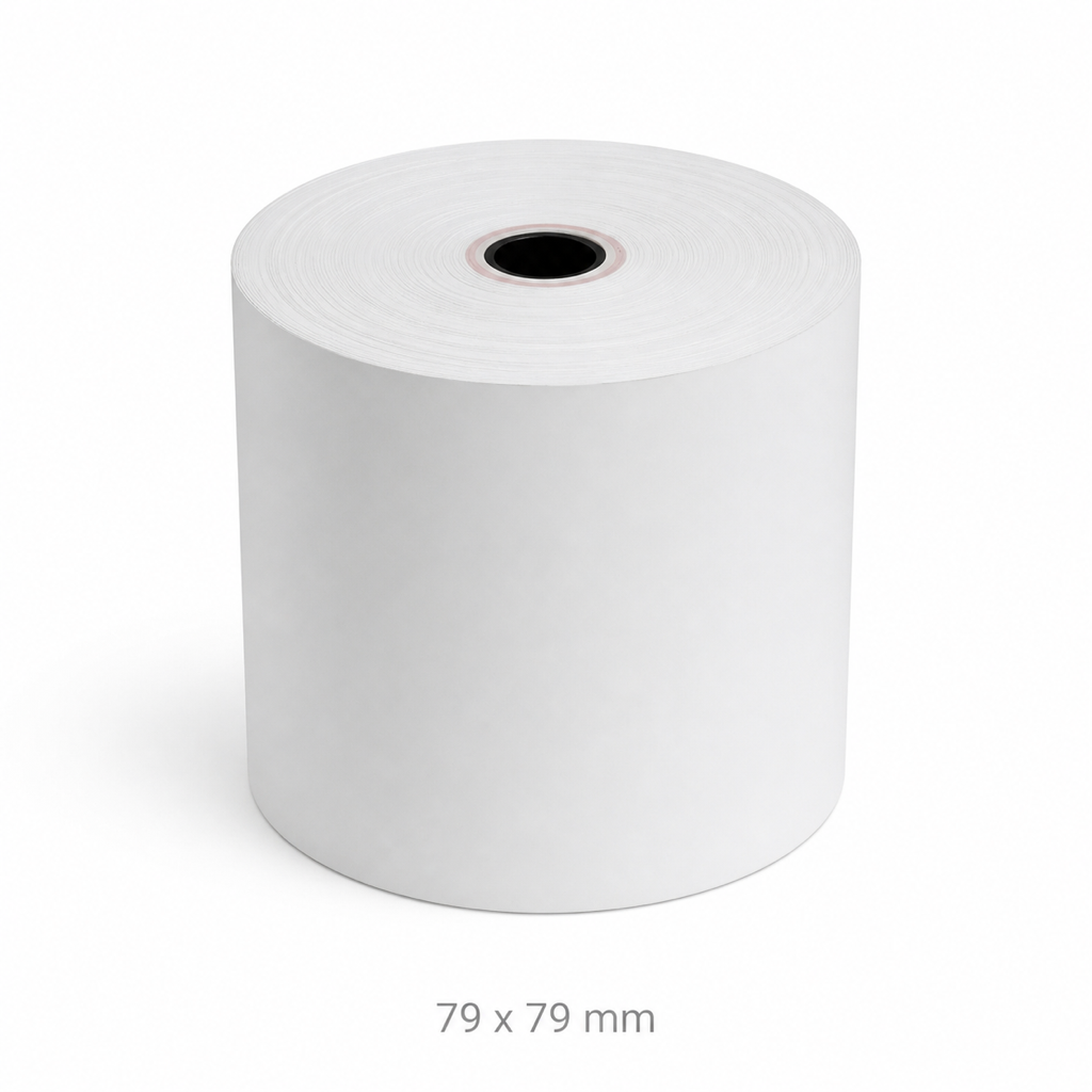 Thermal Receipt Paper Roll for POS Printers — 79mm x 79mm